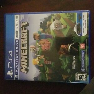 Minecraft Ps4 VR game